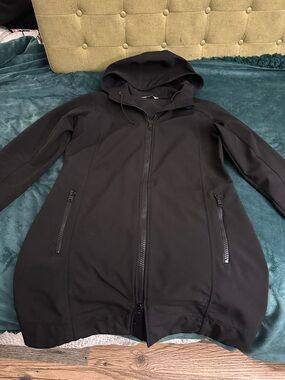 Port Authority L719 Ladies Active Hooded Soft Shell Jacket - small - deep black